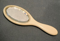 Ivory Moustache Mirror   SB35